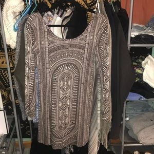 Long sleeved billabong dress